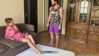 Намекнула на анал, у племянника и встал — вытрахал и кончил в попочку